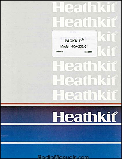 Heathkit HKA-232-3 Operation and Technical Manual